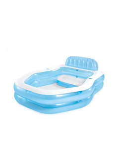 INTEX SWIM CENTER SUNSHADE FAMILY POOL 229x191x135cm. [AGE 3+]