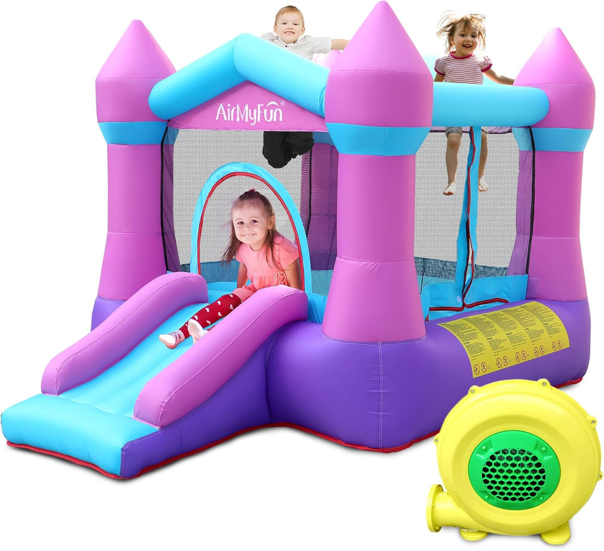 FLOBO BOUNCY HOUSE CASTLE FOR KIDS 260190170CM WITH AIR