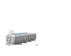Prism Frame Rectangular Pool Set 400x200x122 cm (2026)