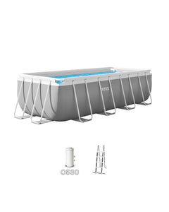 Prism Frame Rectangular Pool Set 400x200x122 cm (2026)