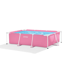 Pink Rectangular Frame Pool 220x150x60 cm (2026)