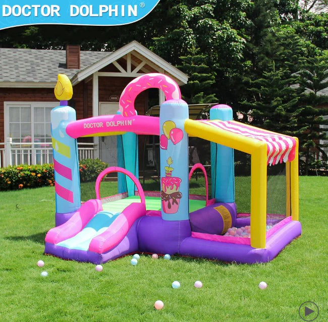 FLOBO DOUGHNUTS BOUNCY CASTLE FOR KIDS