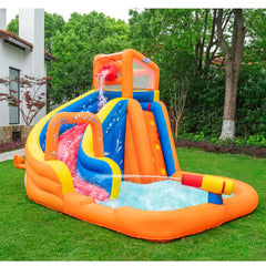 Flobo Water Park Bouncy Castle for Kids (365 x 320 x 270 cm)