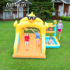 Flobo Little Duckling Bouncy House Castle for kids 340 x 337 x 225cm