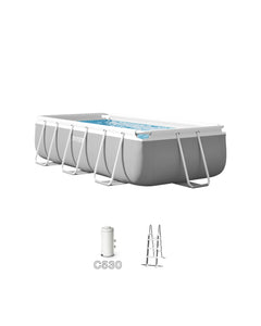 Prism Frame Rectangular Pool Set 300x175x80 cm (2026)