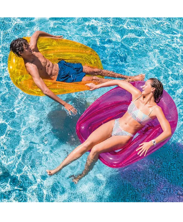 INTEX TRANSPARENT LOUNGES 1.04x1.02mt. 3 COLORS