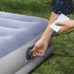 INTEX QUEEN DURA-BEAM PRESTIGE AIRBED W/FASTFILL USB PUMP 152x203x30cm.