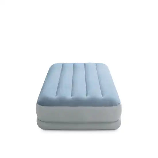 INTEX TWIN DURA-BEAM COMFORT AIRBED W/FASTFILL USE PUMP 99x191x36CM.