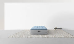 INTEX TWIN DURA-BEAM COMFORT AIRBED W/FASTFILL USE PUMP 99x191x36CM.