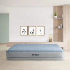 INTEX QUEEN DURA-BEAM COMFORT AIRBED W/FASTFILL USB PUMP 152x203x36cm.