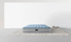 INTEX QUEEN DURA-BEAM COMFORT AIRBED W/FASTFILL USB PUMP 152x203x36cm.
