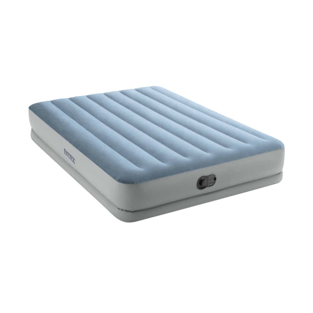 INTEX QUEEN DURA-BEAM COMFORT AIRBED W/FASTFILL USB PUMP 152x203x36cm.