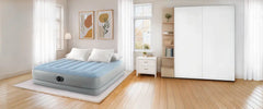 INTEX QUEEN DURA-BEAM COMFORT AIRBED W/FASTFILL USB PUMP 152x203x36cm.