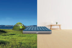 INTEX QUEEN DURA-BEAM PRESTIGE DOWNY AIRBED WITH PUMP 152x203x25cm.