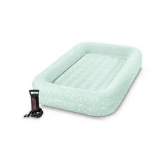 INTEX KIDS TRAVEL BED WITH HAND PUMP 107x168x25cm. [AGE 3-6]