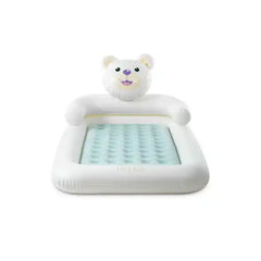INTEX BEAR KIDZ TRAVEL BED W/HAND PUMP 114x178x71cm.