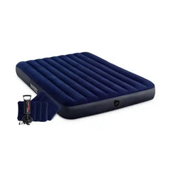INTEX QUEEN DURA-BEAM CLASSIC DOWNY AIRBED W/HAND PUMP 152x203x25cm.