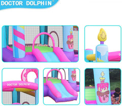 FLOBO DOUGHNUTS BOUNCY CASTLE FOR KIDS