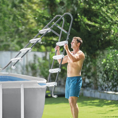 Prism Frame Rectangular Pool Set 300x175x80 cm (2026)