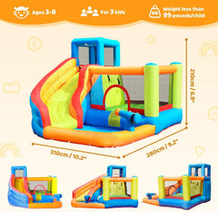 Flobo Water Park Bouncy House Castle for kids 325 x 283 x 210cm