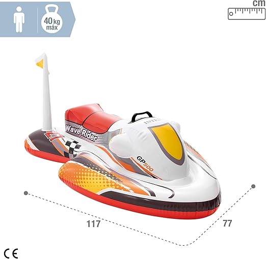 INTEX WAVE RIDER RIDE-ON [117x77cm.] [AGE 3+]