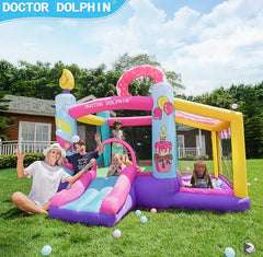 FLOBO DOUGHNUTS BOUNCY CASTLE FOR KIDS
