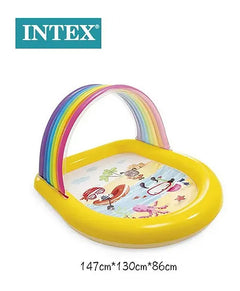 Intex Rainbow Arch Inflatable Spray Kiddie Pool