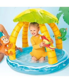 INTEX TROPICAL ISLAND BABY POOL 102x86cm. [AGE 1-3]