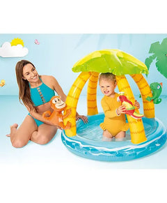 INTEX TROPICAL ISLAND BABY POOL 102x86cm. [AGE 1-3]