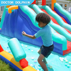 Flobo Water Slides Bouncy Castle For Kids 580 x 400 x 220cm