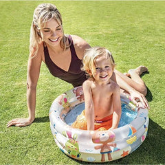 INTEX BEACH BUDDIES 3-RING BABY POOL 61x22cm. [AGE 1- 3]