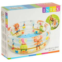 INTEX BEACH BUDDIES 3-RING BABY POOL 61x22cm. [AGE 1- 3]