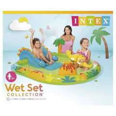 Intex Little Dino Inflatable Play Center, Slide