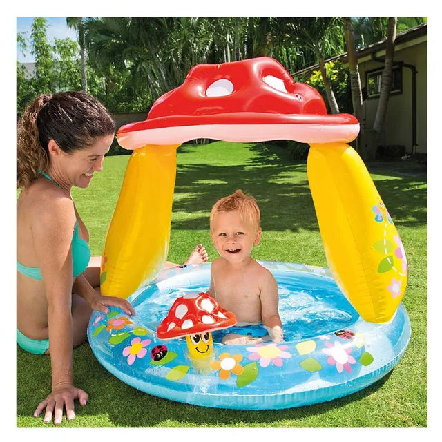 INTEX MUSHROOM BABY POOL 102x89CM. [AGE 1-3]