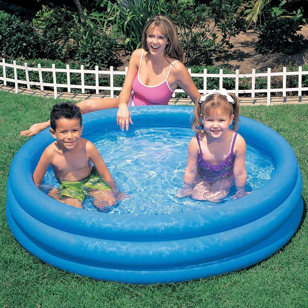 INTEX CRYSTAL BLUE POOL [168x38cm] [AGE 2+]
