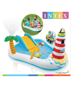 Intex Fishing Fun Play Center Inflatable Pool with Water Spray