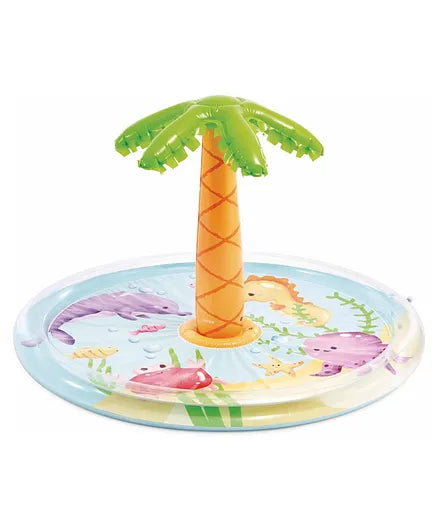 INTEX PALM TREE SPRAY POOL 173x104cm. AGES 2+