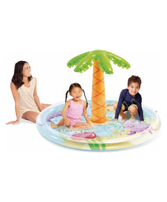INTEX PALM TREE SPRAY POOL 173x104cm. AGES 2+