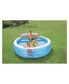 INTEX SWIM CENTER FAMILY LOUNGE POOL 229x218x79cm. [AGE 6+]