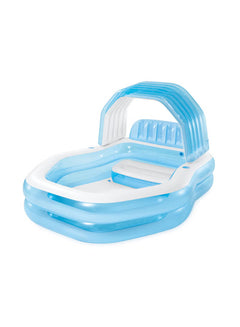 INTEX SWIM CENTER SUNSHADE FAMILY POOL 229x191x135cm. [AGE 3+]