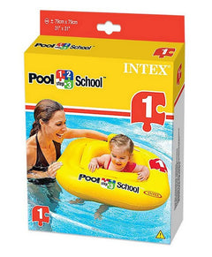 INTEX POOL SCHOOL™  DELUXE BABY FLOAT [79x79CM.] [AGE 1-2]
