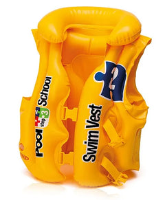 INTEX DELUXE SWIM VEST POOL SCHOOL 50x47CM. [AGE 3- 6]