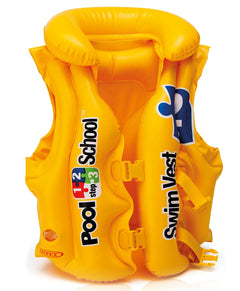 INTEX DELUXE SWIM VEST POOL SCHOOL 50x47CM. [AGE 3- 6]
