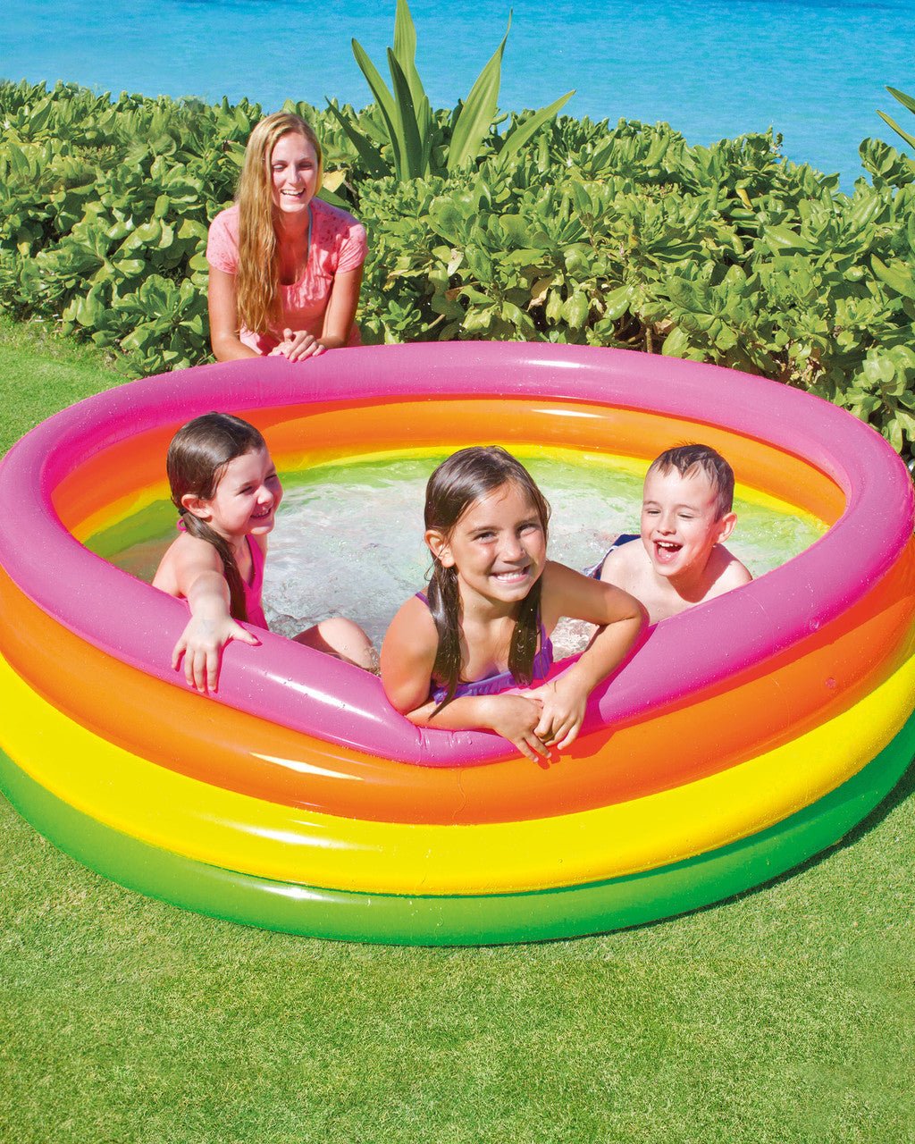 INTEX SUNSET GLOW POOL-[168cmx46cm] [AGE 3+]